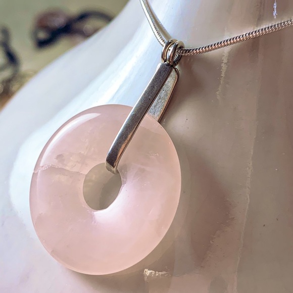 CUSTOM WORD INTENTGEMS PI STONE PENDANT NECKLACE - Picture 3 of 6